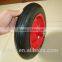 Steel Caster Wheel/Red Solid Wheel