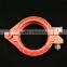 China Manufacturers Pipe Clamp Fittings Galvanized Pipe Clamp Concrete Pump Pipe Clamp