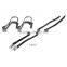 Bicycle Pedals Mountain Bike BMX Road Cycling Pedal Binding With 2 Belt Toe Straps Foot Clip Bicycle Parts Accessories