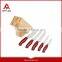 High quality!!stainless steel knife set,5 pcs stainless steel kitchen knife