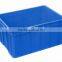 red recycled durable plastic turnover box
