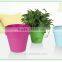 2016 allibaba com boat new virgin pp plastic garden decoration round flower pots