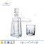 Whiskey Decanter and Whiskey Glasses Set by Crystal Coast Glassware