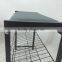 shoes rack bench with wire shoes storage