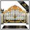 Custom Design Powder Coated Regal Garden Gate Cast Aluminum Gate