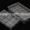 12&18 Lattices With Cover Clear Plastic Sundries Storage Box Jewelry Box