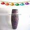 Elegant Ornate Mosaic Votive Candlestick Colored Purple Vintage Wedding Souvenir China