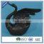 Luxury modern ceramic goose figurine decoration black goose