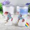 Double Wall Plastic Tumbler with Removable Paper Insert