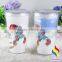 Double Wall Plastic Tumbler With Removable Paper Insert