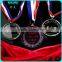 KM-XP09 2016 new arrival round shape small glass crystal medal