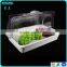 Rectangle shape acrylic large plastic hemisphere dome
