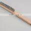 2016 the newest US style Steel Wire brass wire scratch brushes with wooden handle