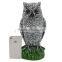 White Outdoor Motion Sensor Owl Pest Repellent