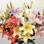 mixed varieties tiger lily artificial flower arrangement