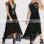 Boho Clothing Chiffon Maxi Embroidered And Beaded Dress Ladies Fashion Dresses With Pictures 2016 HSD5815
