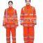 Waterpoof Orange High visibility Reflective Winter Warm Safety Jacket