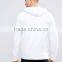 2016 Custom Hot Sale With Drawstrin Hood White Men's 100% Cotton Anti Shrink Casual Oversized Zipper Up Autumn Hoodies