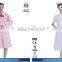Austrial Hot Sell Pink Lab Coat 100% Cotton Lab Coat Nurse Gown