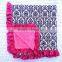 Wholesale cute newborn baby cuddle blanket fashion cotton blanket