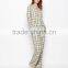 Plaid cotton set in pajamas women photos