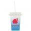 USA Made 20 oz Color Change Tumbler With Straw And Lid - comes with your logo