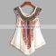 2017 fashion design summer Tassel Women Sleeveless Blouses
