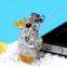 Diy 3d Beaded Penguin 4mm Crystal Bicone Beads Animal Charm