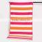 zebra-stripe woven technics custom beach towel manufacture