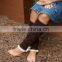 2015 Kids Crochet Leg Warmers with Lace trim