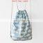 Blank canvas backpack hot drawstring bag