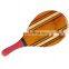 Wholesale Wooden Beach racket sale / 2 beach paddle with 1 ball