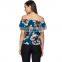 Printed short sleeve fashion clothes, fashion turkish clothes