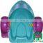 Inflatable water pedal boat for outdoor park equipment