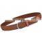 factory wholesale elastic unisex woven belt with buckle