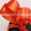 flower gift wrapping golden ribbon organza custom made ribbon