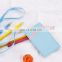 hot sale promotional gift office business work card high quality leather holder with sling