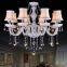 Modern Style White Crystal Chandeliers Modern LED Chandeliers For Living Room  Wedding decorat