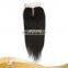 Middle Part Silk Straight Top Lace Closure Natural Black Wholesale