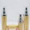 Frosted Cosmetic Jar Double Wall Wooden Lotion Silver Pump Spray Bottle