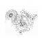 kit clutch disc with clutch disc rivet