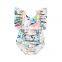 Infant Newborn Baby Girl Bodysuit Ruffled Floral Sleeveless Bubble Romper