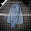 Fashion Street WearCasual OEM Washed Blue Custom Plain Blank Jeans Wholesale Cotton Denim Bomber Jackets For Jacket Men Coat