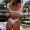 Women Bandeau Bandage Bikini Set Push-Up Brazilian Swimwear Beachwear Swimsuit High Waist Swimsuit Swimwear Print Biquini