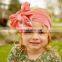 Baby Girl pleuche big bow Headband Solid Soft Fashion headwear Toddler Kids Girls Turban Hairband 14Colors