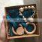 Baby Comforter Blanket Pacifier Clip Chain Set