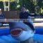 commercial cheap price inflatable Mechanical shark rodeo simulator for sale