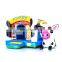 Farmer Play Kids Inflatable Bouncer Milk Cow Bouncy Jumping Castles Bounce House Commercial