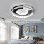 Black and white simple LED ceiling lighting