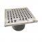 GUIDA 718040 100*100mm with stainless steel 304 cover bathroom plastic shower floor Drain